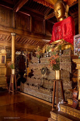 20191122__00289-54 Monastere de Shwe Yan Pyay, statue de bouddha en bambou