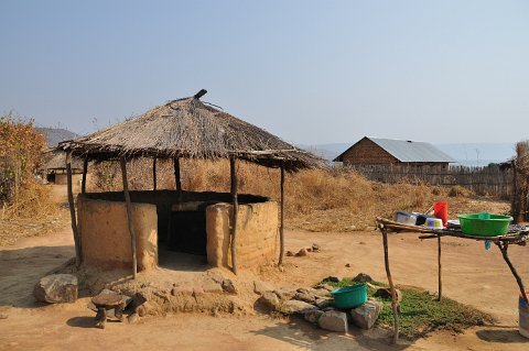 DSD_6338 Zambie, village de Ndole, cuisine